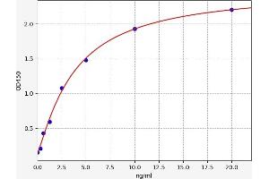 Typical standard curve (NOX3 ELISA 试剂盒)