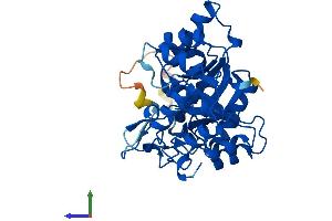 Protein Structure (PS) image for Aldo-Keto Reductase Family 1, Member E2 (AKR1E2) (AA 1-320) protein (His tag) (ABIN7552042)