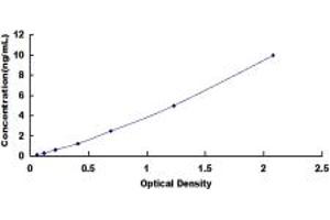 Typical standard curve (PLP2 ELISA 试剂盒)