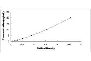 Typical standard curve (IRF4 ELISA 试剂盒)