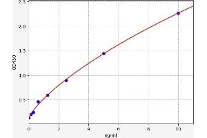 Typical standard curve (PEPCK ELISA 试剂盒)