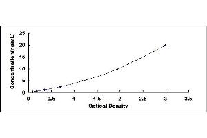 Typical standard curve (RCAN1 ELISA 试剂盒)