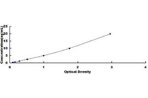 Typical standard curve (NR4A2 ELISA 试剂盒)