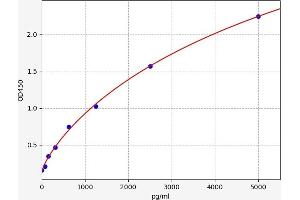 Typical standard curve (CCL18 ELISA 试剂盒)