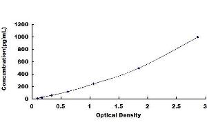 Typical standard curve (TRAF3 ELISA 试剂盒)