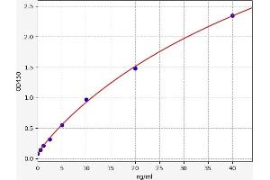 Typical standard curve (P4HA1 ELISA 试剂盒)