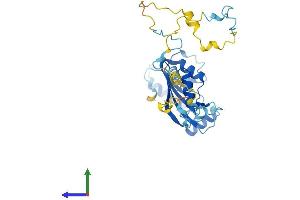 AlphaFold protein structure predicition of Human Recombinant CIAPIN1 Protein, UniprotID Q6FI81