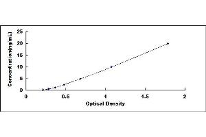 Typical standard curve (WFS1 ELISA 试剂盒)