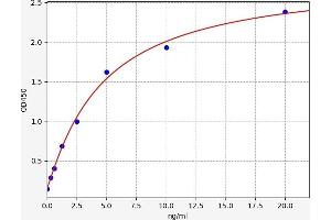 Typical standard curve (SERPINB1 ELISA 试剂盒)