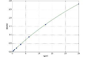 A typical standard curve