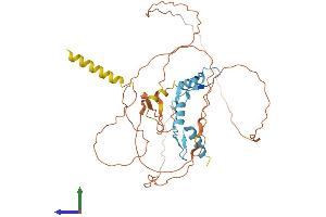AlphaFold protein structure predicition of Mouse Recombinant Klf12 Protein, UniprotID O35738 (KLF12 Protein (AA 1-402) (His tag))
