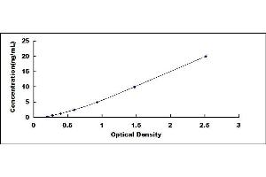 Typical standard curve (GPER ELISA 试剂盒)