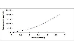 Typical standard curve