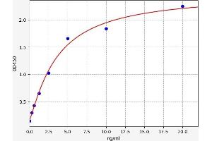 Typical standard curve (Fibromodulin ELISA 试剂盒)