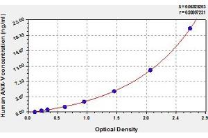 Typical Standard Curve (Annexin V ELISA 试剂盒)