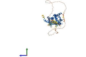 AlphaFold protein structure predicition of Mouse Recombinant Chrm4 Protein, UniprotID P32211