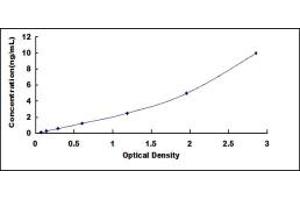 Typical standard curve (ABCC1 ELISA 试剂盒)
