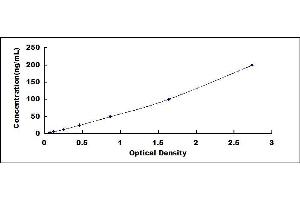 Typical standard curve (C3 ELISA 试剂盒)