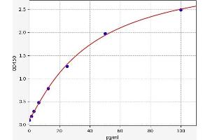 Typical standard curve (Endothelin 3 ELISA 试剂盒)