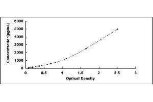 Typical standard curve (ENPP2 ELISA 试剂盒)