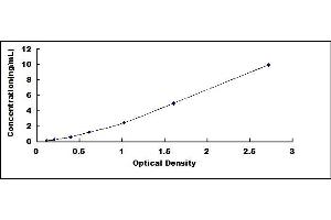 Typical standard curve (Notch1 ELISA 试剂盒)