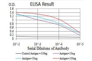 ELISA image for anti-Forkhead Box P3 (FOXP3) (AA 297-431) antibody (ABIN5542315)