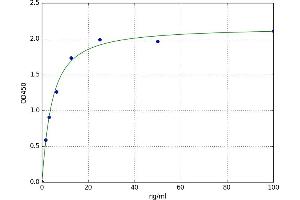 A typical standard curve (CFP ELISA 试剂盒)