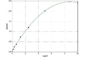 A typical standard curve (CYP2C19 ELISA 试剂盒)