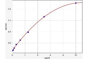 Typical standard curve (SIPA1L1 ELISA 试剂盒)