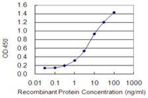 Detection limit for recombinant GST tagged OSBP2 is 0. (OSBP2 抗体  (AA 818-916))