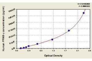 Typical standard curve (PPARG ELISA 试剂盒)