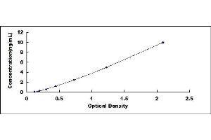 Typical standard curve (SRPR ELISA 试剂盒)