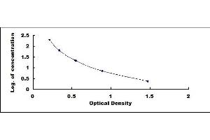 Typical standard curve