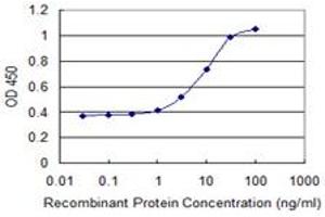 Detection limit for recombinant GST tagged IKZF5 is 0. (IKZF5 抗体  (AA 2-100))
