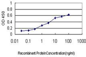 ELISA image for anti-NADH Dehydrogenase (Ubiquinone) 1 beta Subcomplex, 3, 12kDa (NDUFB3) (AA 13-65) antibody (ABIN561937)