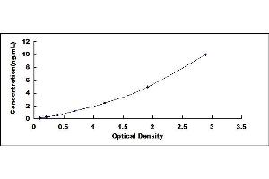 Typical standard curve (FAM132A ELISA 试剂盒)