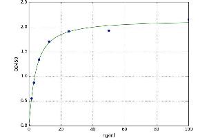 A typical standard curve