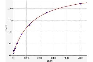 Typical standard curve (SLC30A1 ELISA 试剂盒)