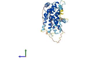 AlphaFold protein structure predicition of Human Recombinant CCNG2 Protein, UniprotID Q16589