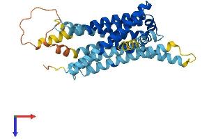 AlphaFold protein structure predicition of Mouse Recombinant Tas2r123 Protein, UniprotID P59528 (TAS2R123 Protein (AA 1-333) (His tag))