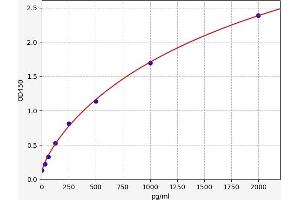 Typical standard curve