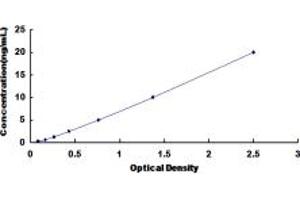 Typical standard curve (ZP2 ELISA 试剂盒)