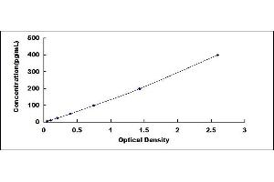 Typical standard curve (ICAM1 ELISA 试剂盒)