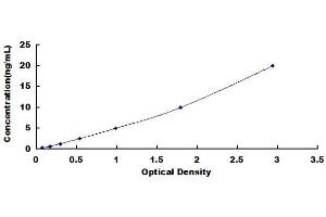 Typical Standard Curve (HMGCR ELISA 试剂盒)