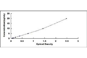 Typical standard curve (CTSC ELISA 试剂盒)