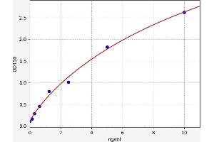 Typical standard curve (ITIH3 ELISA 试剂盒)