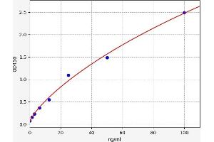 Typical standard curve (ATP5J ELISA 试剂盒)
