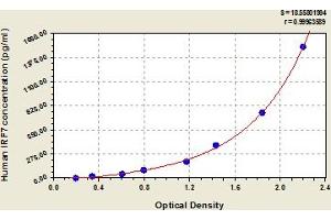 Typical Standard Curve (IRF7 ELISA 试剂盒)