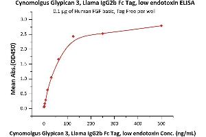 ELISA image for Glypican 3 (GPC3) (AA 25-559) protein (Fc Tag) (ABIN6938868)