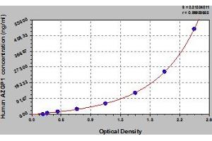 Typical Standard Curve (AZGP1 ELISA 试剂盒)